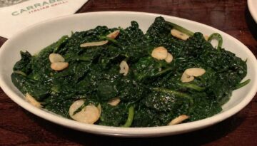 Carrabba's Italian Grill Sauteed Spinach Recipe