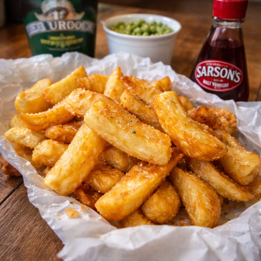 Leo Burdock Thick-Cut Chips with Malt Vinegar Recipe
