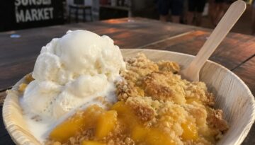 Mindil Beach Sunset Market Mango Crumble Recipe