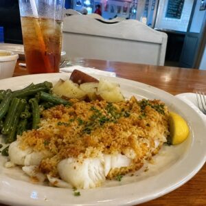 New England Coastal Restaurant-Style Baked Haddock with Ritz Crumbs Recipe