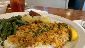 New England Coastal Restaurant-Style Baked Haddock with Ritz Crumbs Recipe