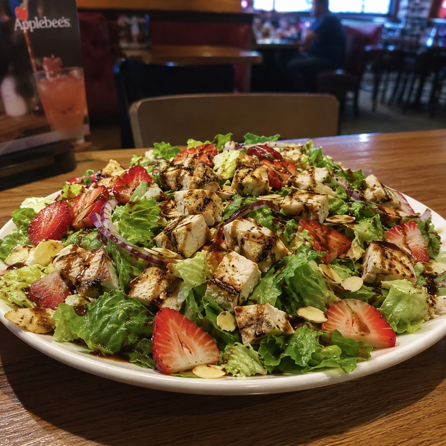 Applebee's Strawberry Balsamic Chicken Salad Recipe