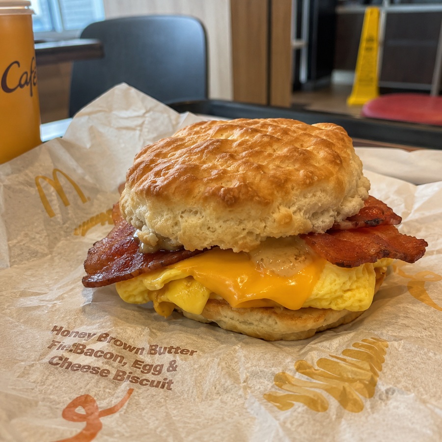McDonald’s Honey Brown Butter Bacon, Egg & Cheese Biscuit Recipe