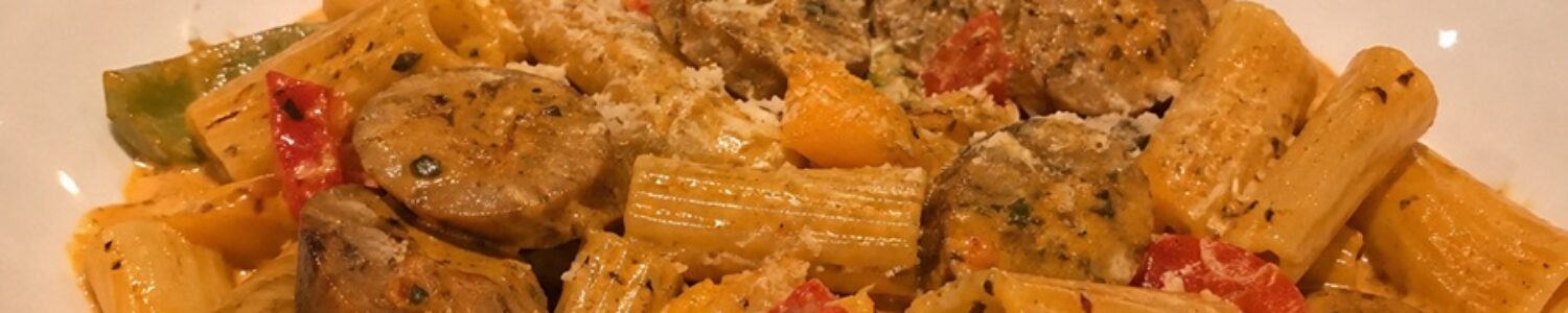 Olive Garden Spicy Sausage & Peppers Rigatoni Recipe